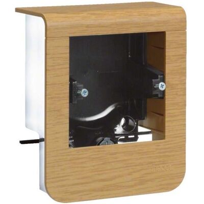 Hager, Conduite des câbles, TEH SL20055901D5 Support d'appareils uni design SL 20x55 Décor chêne (10.50 cm) - Publicité Hager, Conduite des câbles, TEH SL20055901D5 Support d'appareils uni design SL 20x55 Décor chêne (10.50 cm) - Publicité