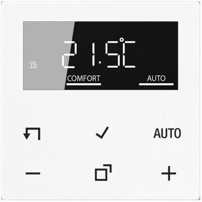 JUNG HOME BTA1791WW Écran du thermostat d'ambiance, Thermostat, Blanc - Publicité JUNG HOME BTA1791WW Écran du thermostat d'ambiance, Thermostat, Blanc - Publicité