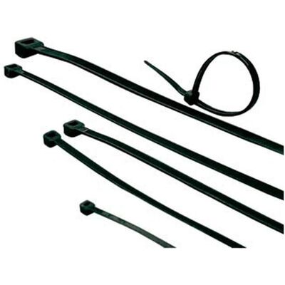 ACT, Collier de serrage, Cable ties black, length 100 mm, width 2.5 mm. Longueur : 100 mm Cable tie black 100/2.5mm (100 mm, 100 pcs) - Publicité ACT, Collier de serrage, Cable ties black, length 100 mm, width 2.5 mm. Longueur : 100 mm Cable tie black 100/2.5mm (100 mm, 100 pcs) - Publicité