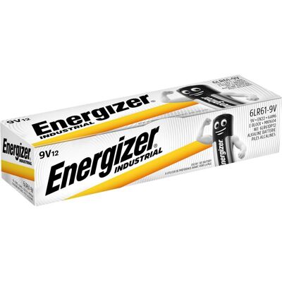 Energizer Industrie (12 pcs, 9V Block, 600 mAh), Batteries + piles - Publicité Energizer Industrie (12 pcs, 9V Block, 600 mAh), Batteries + piles - Publicité