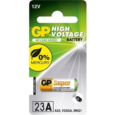 GP Batteries Pile super alcaline A23 (1 pcs, A23, 55 mAh), Batteries + piles - Publicité GP Batteries Pile super alcaline A23 (1 pcs, A23, 55 mAh), Batteries + piles - Publicité