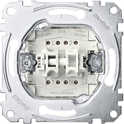 Merten Module d'interrupteur de série Orient.Licht 10AX MEG3135-0000 Prise de courant, Bouton + interrupteur, Gris - Publicité Merten Module d'interrupteur de série Orient.Licht 10AX MEG3135-0000 Prise de courant, Bouton + interrupteur, Gris - Publicité