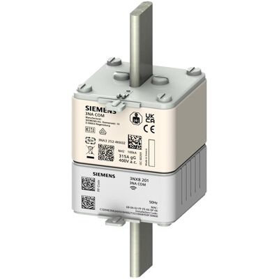 Fusible Siemens 3NA3236-4KK01 - 160A, 400V, gG, Module Électronique - Publicité Fusible Siemens 3NA3236-4KK01 - 160A, 400V, gG, Module Électronique - Publicité