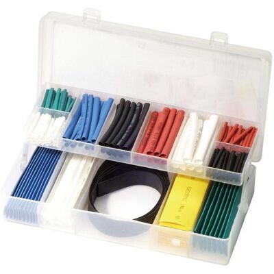 Bikeservice, Gaine thermorétractable, Kit d'outils pour gaine thermorétractable, 171 pièces (171x) - Publicité Bikeservice, Gaine thermorétractable, Kit d'outils pour gaine thermorétractable, 171 pièces (171x) - Publicité