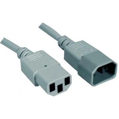 Câble d'alimentation Exertis Connect - 1,8 m - Gris - Publicité Câble d'alimentation Exertis Connect - 1,8 m - Gris - Publicité