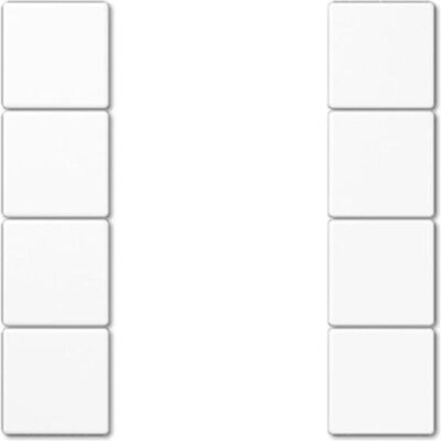 JUNG, Accessoires Gamme d'interrupteurs, Jeu de touches complet 4x LS504TSAWW blanc - Publicité JUNG, Accessoires Gamme d'interrupteurs, Jeu de touches complet 4x LS504TSAWW blanc - Publicité