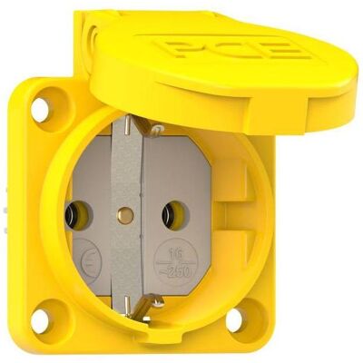 TAUR 105-0E Prise panneau jaune - IP54 16A CEE 7/3 - Publicité TAUR 105-0E Prise panneau jaune - IP54 16A CEE 7/3 - Publicité