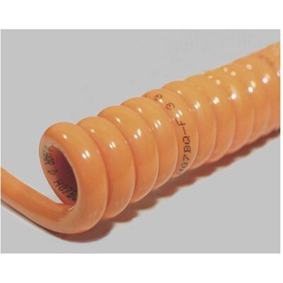 BKL Electronic 1506131 Câble spiralé - 800-3200mm, 5 G, 2.50mm², Orange - Publicité BKL Electronic 1506131 Câble spiralé - 800-3200mm, 5 G, 2.50mm², Orange - Publicité