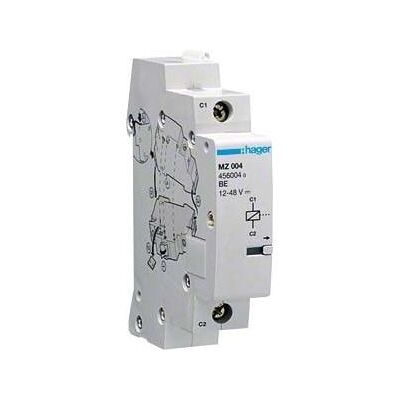 Hager MZ204 - Bobine de déclenchement de courant 24-48V AC/DC - Interrupteur électrique - Publicité Hager MZ204 - Bobine de déclenchement de courant 24-48V AC/DC - Interrupteur électrique - Publicité