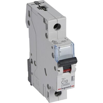 Legrand Disjoncteur, Disjoncteur de protection de ligne Tx3 404169 Ls C10A 1P 10Ka 1M 404169 - Publicité Legrand Disjoncteur, Disjoncteur de protection de ligne Tx3 404169 Ls C10A 1P 10Ka 1M 404169 - Publicité