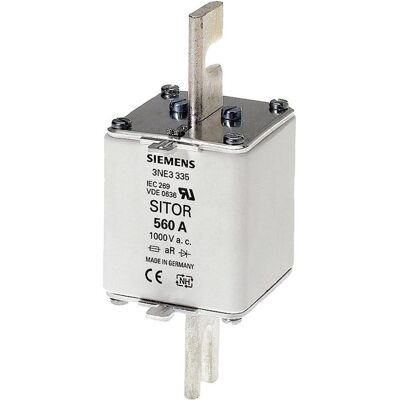 Fusible Siemens 3NE3333 - 450A, 1000V, NH2, Ultra-rapide - Publicité Fusible Siemens 3NE3333 - 450A, 1000V, NH2, Ultra-rapide - Publicité