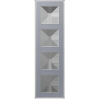 JUNG, Accessoires Gamme d'interrupteurs, AV584GLMKG Cadre en verre 4f - Publicité JUNG, Accessoires Gamme d'interrupteurs, AV584GLMKG Cadre en verre 4f - Publicité
