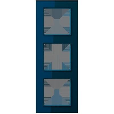 JUNG, Accessoires Gamme d'interrupteurs, AC583GLNB Cadre en verre 3f - Publicité JUNG, Accessoires Gamme d'interrupteurs, AC583GLNB Cadre en verre 3f - Publicité