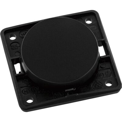 Berker Integro Flow/Pure Bouton-poussoir à fermeture (interrupteur à bascule) simple noir mat, Bouton + interrupteur, Noir - Publicité Berker Integro Flow/Pure Bouton-poussoir à fermeture (interrupteur à bascule) simple noir mat, Bouton + interrupteur, Noir - Publicité