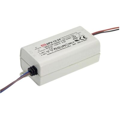 MeanWell, Éclairage : accessoires, MEAN WELL APV-12-12, Weiss, 90 - 264 V, 47 - 63 Hz, 77 mm, 29 mm, 40 mm - Publicité MeanWell, Éclairage : accessoires, MEAN WELL APV-12-12, Weiss, 90 - 264 V, 47 - 63 Hz, 77 mm, 29 mm, 40 mm - Publicité