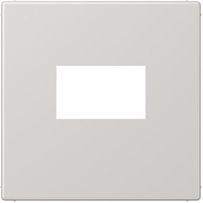 Jung - LS1969USBLG - Gris - 70x70 mm - Plaque - Publicité Jung - LS1969USBLG - Gris - 70x70 mm - Plaque - Publicité