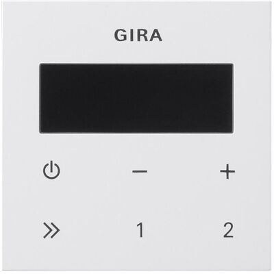 Gira, Accessoires Gamme d'interrupteurs, Panneau de commande. Radio RDS encastrée Système 55 248003 - Publicité Gira, Accessoires Gamme d'interrupteurs, Panneau de commande. Radio RDS encastrée Système 55 248003 - Publicité