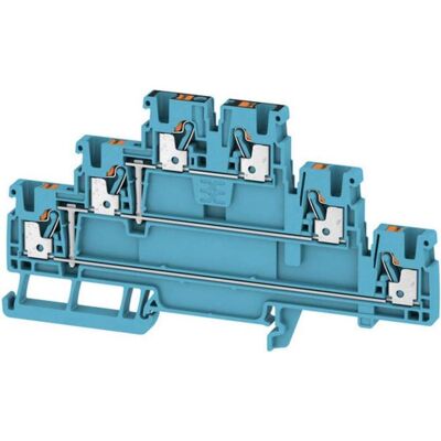 Weidmüller A3T 2.5 VL BL - Borne de connexion - Bleu - Publicité Weidmüller A3T 2.5 VL BL - Borne de connexion - Bleu - Publicité