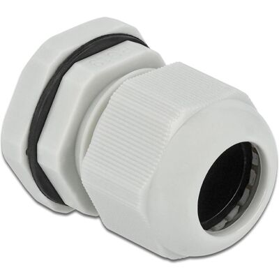 Delock, Connecteur pour câble, Presse-étoupe PG19, 28mm, 10 pièces, gris - Publicité Delock, Connecteur pour câble, Presse-étoupe PG19, 28mm, 10 pièces, gris - Publicité