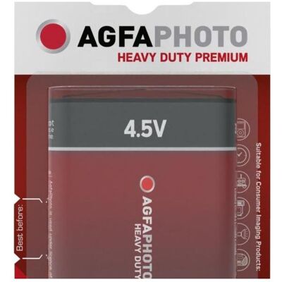 AGFAPHOTO zinková batéria 4,5V, blister 1ks (1 pcs), Batteries + piles - Publicité AGFAPHOTO zinková batéria 4,5V, blister 1ks (1 pcs), Batteries + piles - Publicité