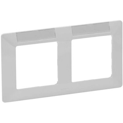 Legrand Accessoires Gamme d'interrupteurs, Valena Life Cadre double avec champ d'inscription Ultra blanc 754012 - Publicité Legrand Accessoires Gamme d'interrupteurs, Valena Life Cadre double avec champ d'inscription Ultra blanc 754012 - Publicité