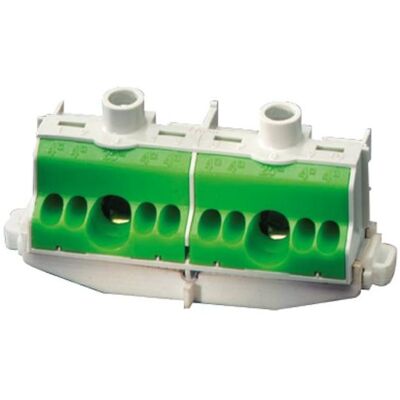 Hensel Connecteur pour câble, Bornier 1p gn/ge 80A 1,5-25qmm 11136000 - Publicité Hensel Connecteur pour câble, Bornier 1p gn/ge 80A 1,5-25qmm 11136000 - Publicité