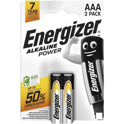 Energizer Batterie Base AAA Alk1.5v B2 (2 pcs, AAA), Batteries + piles - Publicité Energizer Batterie Base AAA Alk1.5v B2 (2 pcs, AAA), Batteries + piles - Publicité