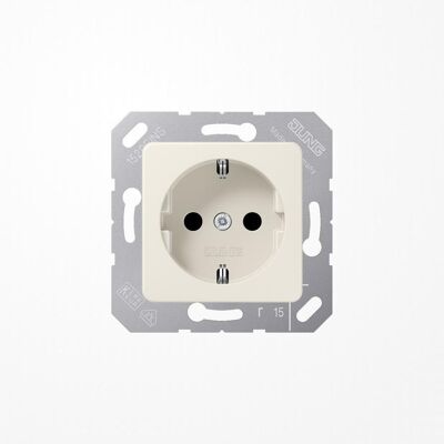 JUNG, Prise de courant, Prise 1f ws glz UP IP20 ZP CD5120BF - Publicité JUNG, Prise de courant, Prise 1f ws glz UP IP20 ZP CD5120BF - Publicité
