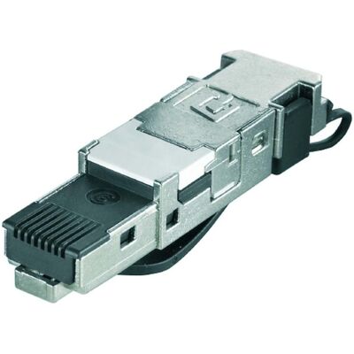 Weidmüller RJ45 field install plug Cat6a/profinet, Câble + prise électronique, Transparent - Publicité Weidmüller RJ45 field install plug Cat6a/profinet, Câble + prise électronique, Transparent - Publicité
