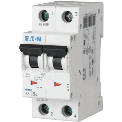 Eaton - FAZ-K40/2 - 40A - 2P - Circuit Breaker - Publicité Eaton - FAZ-K40/2 - 40A - 2P - Circuit Breaker - Publicité