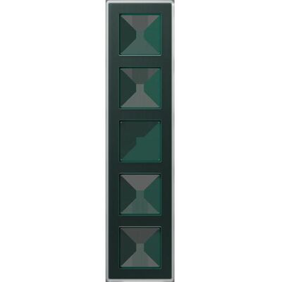 JUNG, Accessoires Gamme d'interrupteurs, AV585GLMSG Cadre en verre 5f - Publicité JUNG, Accessoires Gamme d'interrupteurs, AV585GLMSG Cadre en verre 5f - Publicité