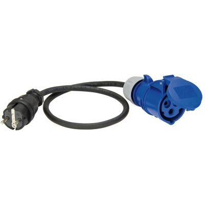 PCE, Prise + connecteur, Câble adaptateur CEE pour caravane 230V 16A IP44 9009 (CEE 32/3) - Publicité PCE, Prise + connecteur, Câble adaptateur CEE pour caravane 230V 16A IP44 9009 (CEE 32/3) - Publicité