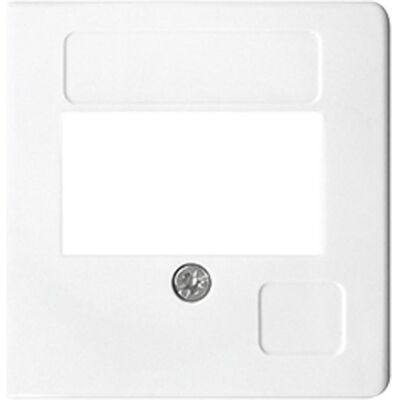 JUNG, Accessoires Gamme d'interrupteurs, Plaque centrale TAE 3f aws glz Schraubbef 169TWW - Publicité JUNG, Accessoires Gamme d'interrupteurs, Plaque centrale TAE 3f aws glz Schraubbef 169TWW - Publicité