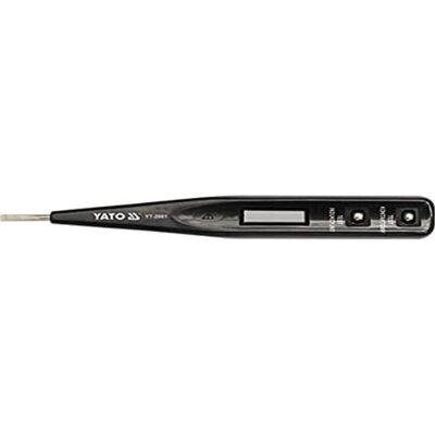 Yato, Multimètre, Échantillonneur de tension 12-250V LCD 2861 (Testeur de tension) - Publicité Yato, Multimètre, Échantillonneur de tension 12-250V LCD 2861 (Testeur de tension) - Publicité