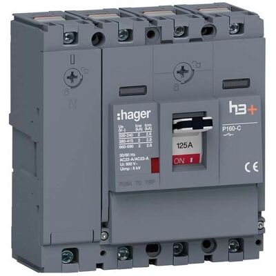 Hager HCS126AC - Disjoncteur 4 pôles IP40 - Publicité Hager HCS126AC - Disjoncteur 4 pôles IP40 - Publicité