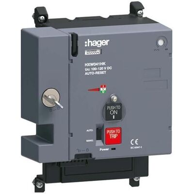 Hager HXW041HK Moteur - Autorestart, Verrouillable - Publicité Hager HXW041HK Moteur - Autorestart, Verrouillable - Publicité