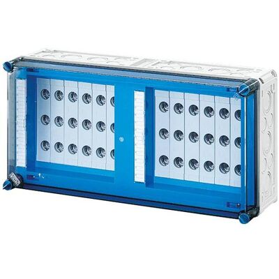 Hensel HEN Mi 3436 Boîtier de fusibles - 12x63A, IP65, Plastique - Publicité Hensel HEN Mi 3436 Boîtier de fusibles - 12x63A, IP65, Plastique - Publicité