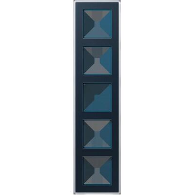 JUNG, Accessoires Gamme d'interrupteurs, AV585GLMNB Cadre en verre 5f - Publicité JUNG, Accessoires Gamme d'interrupteurs, AV585GLMNB Cadre en verre 5f - Publicité