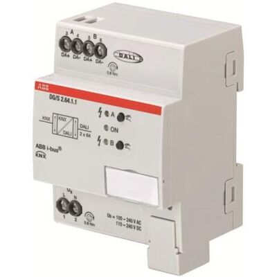 ABB DALI Gateway Basic - Interface KNX, 2 Canaux - Publicité ABB DALI Gateway Basic - Interface KNX, 2 Canaux - Publicité