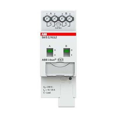 ABB Modèle SA/S2.16.5.2 Actionneur de commutation 2 canaux 16A - Actionneur de commutation - Publicité ABB Modèle SA/S2.16.5.2 Actionneur de commutation 2 canaux 16A - Actionneur de commutation - Publicité