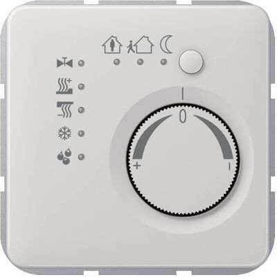 JUNG Régulateur de température ambiante UP CD KNX lgr glz CD2178LG, Thermostat, Gris - Publicité JUNG Régulateur de température ambiante UP CD KNX lgr glz CD2178LG, Thermostat, Gris - Publicité
