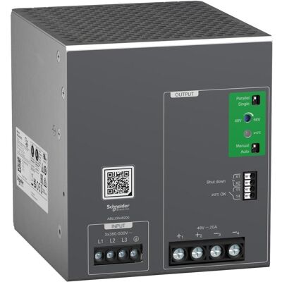 Schneider ABLU Alimentation universelle 48V - Power Supply - Publicité Schneider ABLU Alimentation universelle 48V - Power Supply - Publicité
