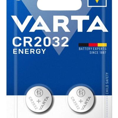 Varta Bateria Energy CR2032 230mAh 2 szt. (2 pcs, 230 mAh), Batteries + piles - Publicité Varta Bateria Energy CR2032 230mAh 2 szt. (2 pcs, 230 mAh), Batteries + piles - Publicité