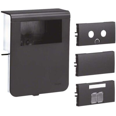 Hager, Goulotte passe-câbles, TEH SL201159159011 Support d'appareils vide/entretoise SL 20x115 noir graphite - Publicité Hager, Goulotte passe-câbles, TEH SL201159159011 Support d'appareils vide/entretoise SL 20x115 noir graphite - Publicité