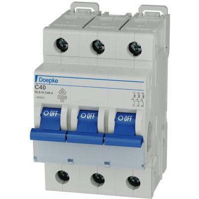 Doepke DLS 6I C40-3 Disjoncteur - Protection Industrielle - Publicité Doepke DLS 6I C40-3 Disjoncteur - Protection Industrielle - Publicité