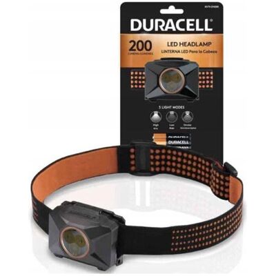 Duracell Lampe frontale 200 LM (AAA), Batteries + piles - Publicité Duracell Lampe frontale 200 LM (AAA), Batteries + piles - Publicité