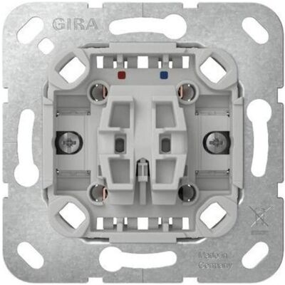 Gira Bouton-poussoir à basculeS +N-cl.insert 315000, Bouton + interrupteur, Gris - Publicité Gira Bouton-poussoir à basculeS +N-cl.insert 315000, Bouton + interrupteur, Gris - Publicité