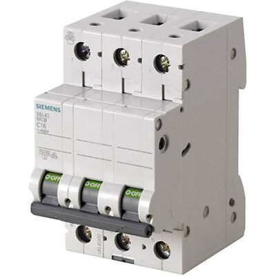 Siemens Modèle 5SL4310-6 - Disjoncteur 3P 400V 10kA - Publicité Siemens Modèle 5SL4310-6 - Disjoncteur 3P 400V 10kA - Publicité
