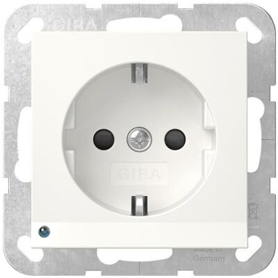 Gira Modèle 417027 Prise LED Blanche avec Safety Plus - Publicité Gira Modèle 417027 Prise LED Blanche avec Safety Plus - Publicité