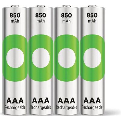GP Batteries GP Nab??jec?? bat.ReCyko 850 AAA (HR03)-4ks (4 pcs, AAA, 850 mAh), Batteries + piles - Publicité GP Batteries GP Nab??jec?? bat.ReCyko 850 AAA (HR03)-4ks (4 pcs, AAA, 850 mAh), Batteries + piles - Publicité